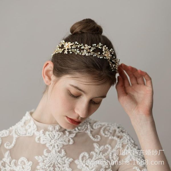 

свадебный хрустальный головной убор с приспособлениями для волос свадебные для волос свадебные науки, Golden;silver