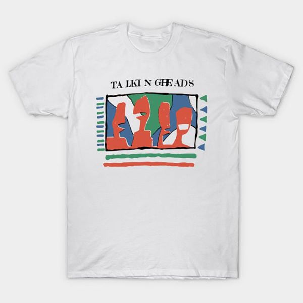 

talking heads - yellow t shirt talking heads tshirt speaking band cbgb eno brian david eighties yellow rock, White;black