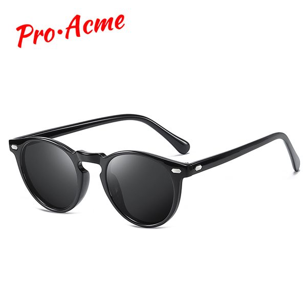 

sunglasses pro acme brand tr90 frame retro round polarized women night vision sun glasses shades for men lentes de sol pc1473, White;black