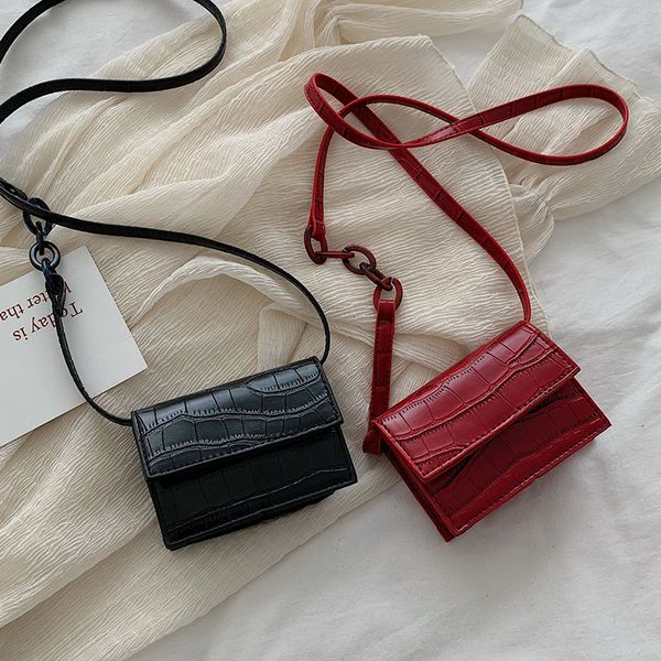 

girl bag female 2020 new korean version of the wild messenger crocodile pattern shoulder bag chic sen fan tote bags for