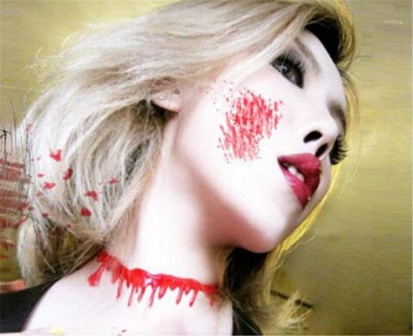 

necklace halloween scary costume accessories handmade props blood cosplay jewelry, Silver