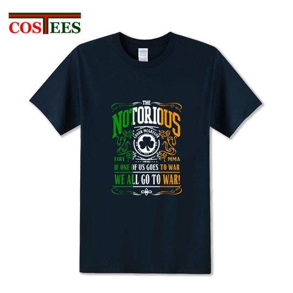 

sport notorious conor mcgregor t shirts men mma printed brand clothing short sleeve o-neck ufc fans tshirt cotton team pround t-shirts