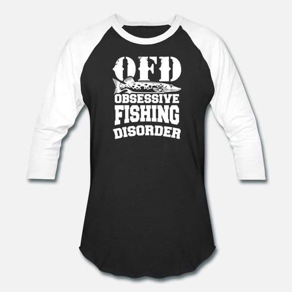 

ofd obsessive рыбалка disorder футболка мужчины character 100% хлопок круглый воротник мужской интересный смешной casual summer letter shirt