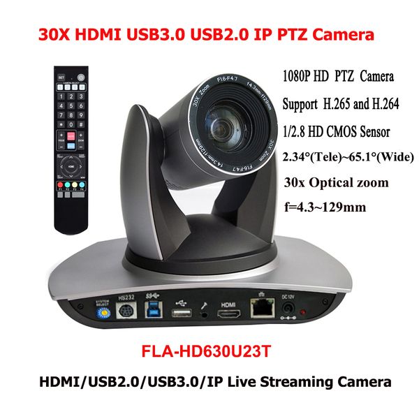

2mp hdmi usb2.0 usb 3.0 ptz ip camera 30x zoom video conferencing equipment for conference room