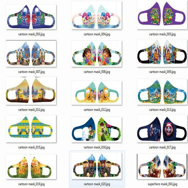 

fashion mask face shields mascarilla de pelicula custom face mask designer kids cloth masks cartoon character face mask facial office