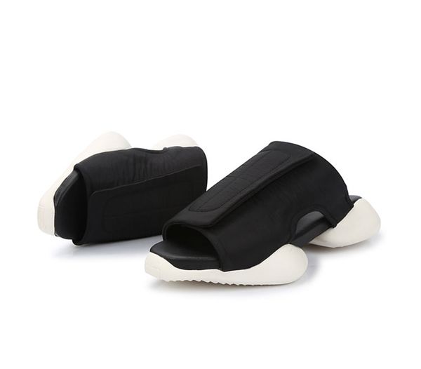 

high platform slippers white black hook leisure outdoor mens sandals slides