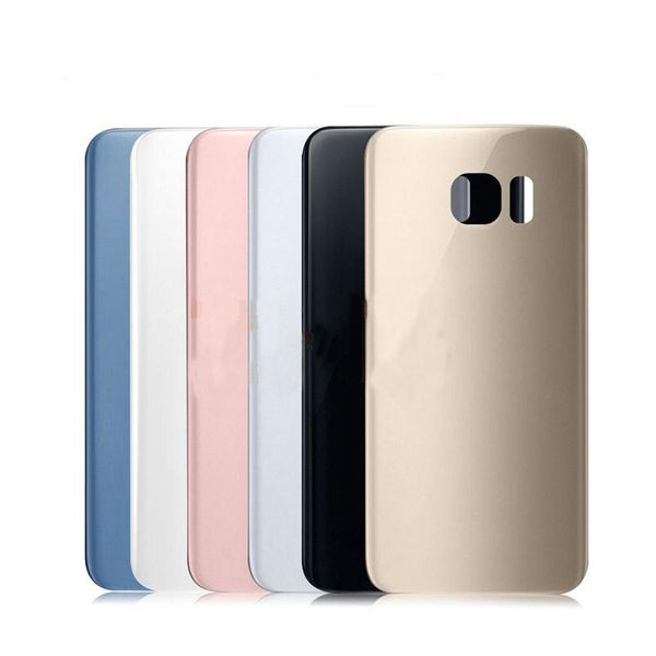 

cgjxs100pcs original battery door back housing cover glass cover for samsung galaxy s7 g930f s7 edge g935f with adhesive sticker i