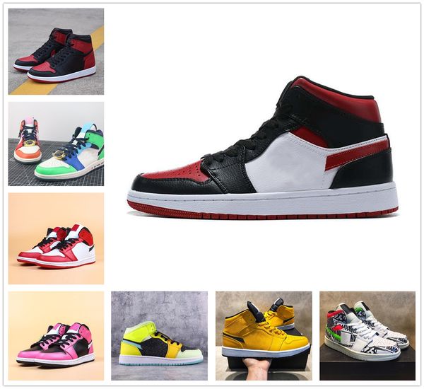 

jumpman 1 1s mid баскетбольная обувь unc banned легкая атлетика кроссовки кроссовок для женщин chicago black toe pine green mens спорта с ко