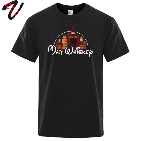 

new cool tshirt men sweatshirt malt whiskey t-shirt vintage alcohol drunk premium cotton tee o-neck t shirt streetwear