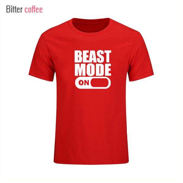 

summer beast mode on weightlifting motivation t-shirt men crewneck short sleeve men & tees plus size
