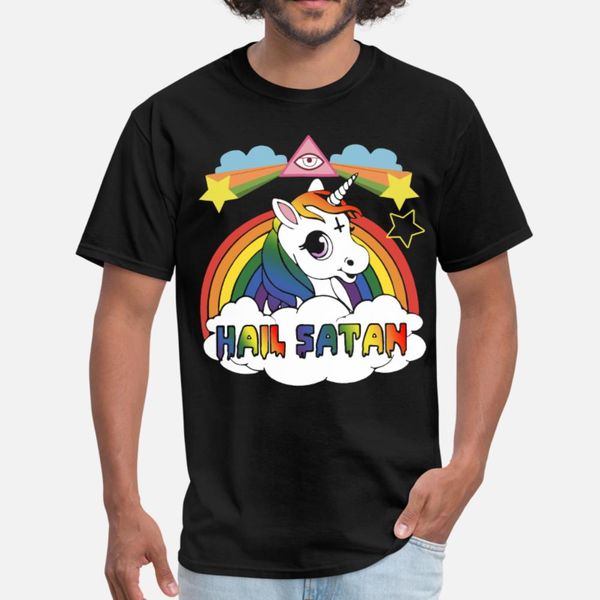 

hail satan offensive t shirt men personalized 100% cotton size s-3xl family sunlight comfortable spring autumn formal shirt