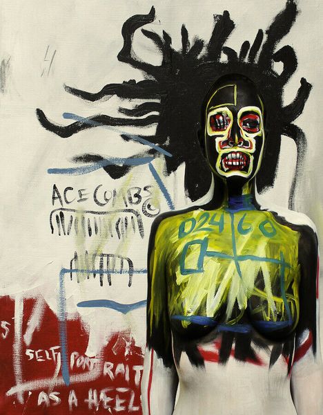 

баския автопортрет аннотации стены искусство декора расписанной hd печать картина масло на холст wall art холст изображения 200816