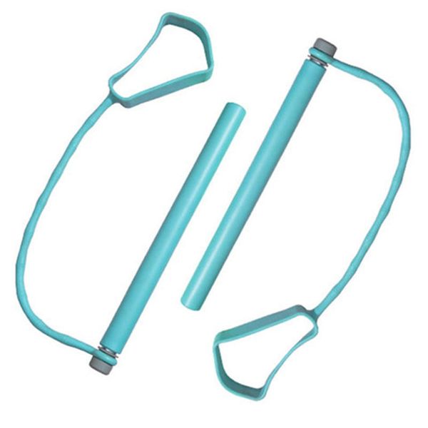 

п-йога пилатес бар упражнение сопротивление группа kit портативной пилатес стики мышца тонизирующий бар главная gym с петлей для ног