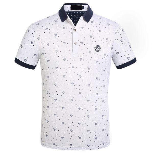 

New Fashion Designer Polos Men Polos Men Short Sleeve Bee Tiger Snake Animal Embroidery Classic Luxury T-Shirt High Quality