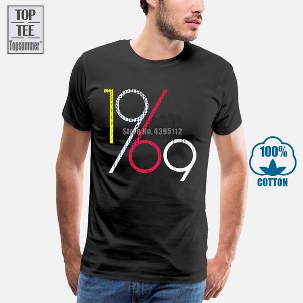

1969 personalized & tees crew neck 100% cotton fabric short sleeve t shirt for men tee shirts summer fall