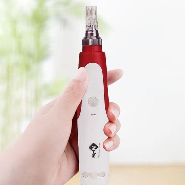 

micro electric derma stamp mym needle wand therapy aging derma 1pc anti roller skin pen pen auto babyskirt znktg