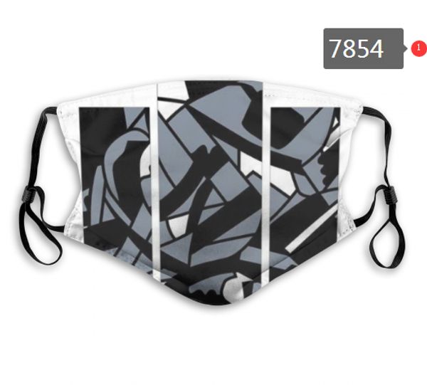 

dhl свободная перевозка груза 2020 новый 5 слой пыли маски мужчин и женщин моды мальчиков футбол окленд рейдеров напечатаны дышащий маска дл