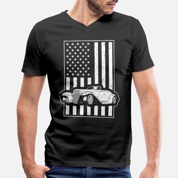 

vintage car rod american flag t shirt men print short sleeve size s-3xl gents sunlight new fashion spring autumn cool shirt