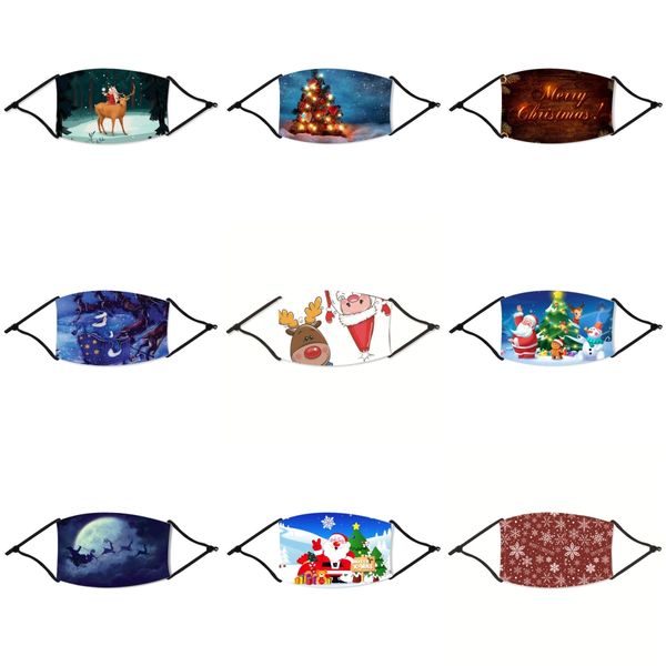 

fun fashion face christmas mask 3d emoticons personality christmas masks dustproof haze-proof breathable protective christmas masks shipp#53, Black