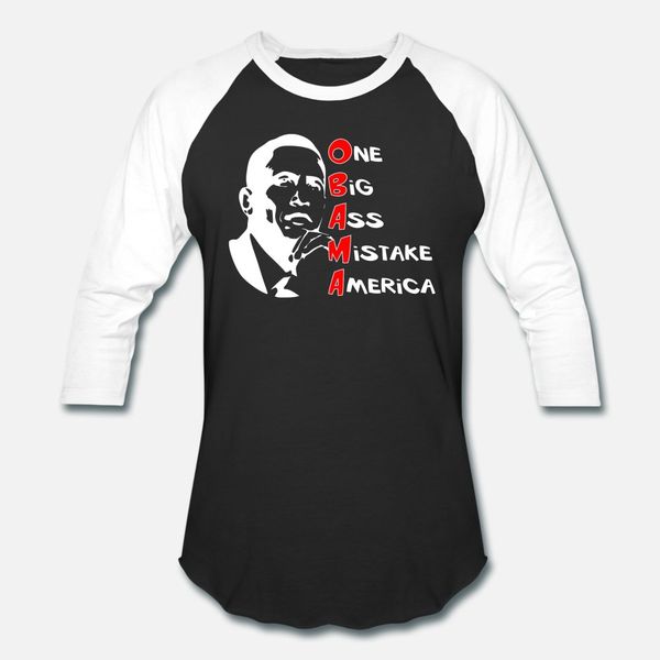 

obama t shirt men character cotton round collar vintage loose comical spring trend shirt