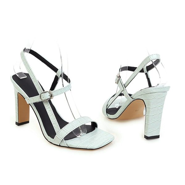 

oversized flat sandals with thick heels high heels sandals women shoes woman summer ladies, Black