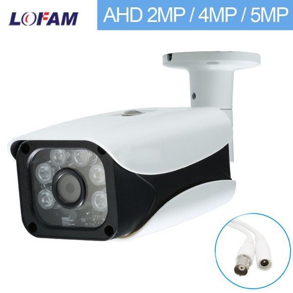 

lofam ahd camera 5mp 4mp 2mp 1080p security camera indoor outdoor waterproof video surveillance cctv ir day night vision