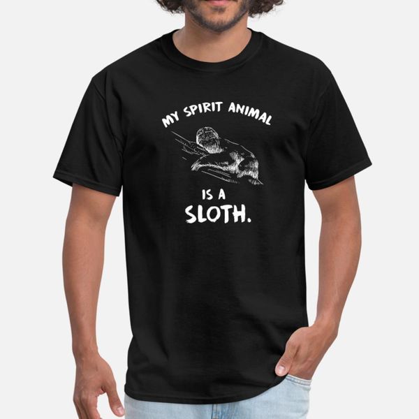 

sloth my spirit animal is a sloth t shirt men customized short sleeve o-neck original sunlight funny spring pictures shirt