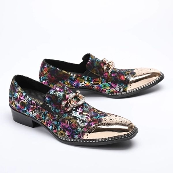 

suit spring autumn iron men's shoes tip toe feet fashion tuxedo dress men's shoes party office oxford, Black