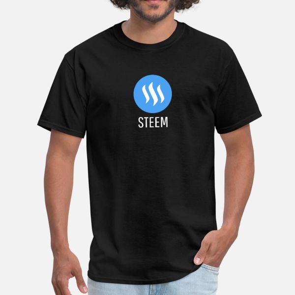 

steem криптовалюты т рубашка мужчины проектирование футболочки плюс размер 3xl новизна сыпучих смешной повседневного летом стандартной рубаш