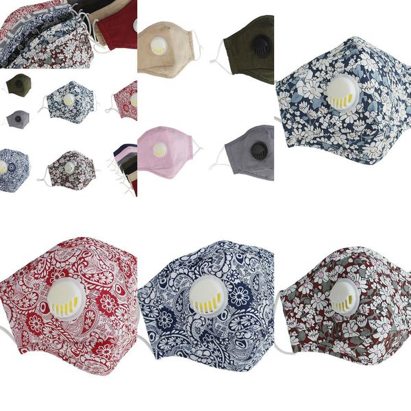 

reusable masks face mask dhl washable pm2.5 anti-dust valve protective cotton face masks c mk9a c3dw