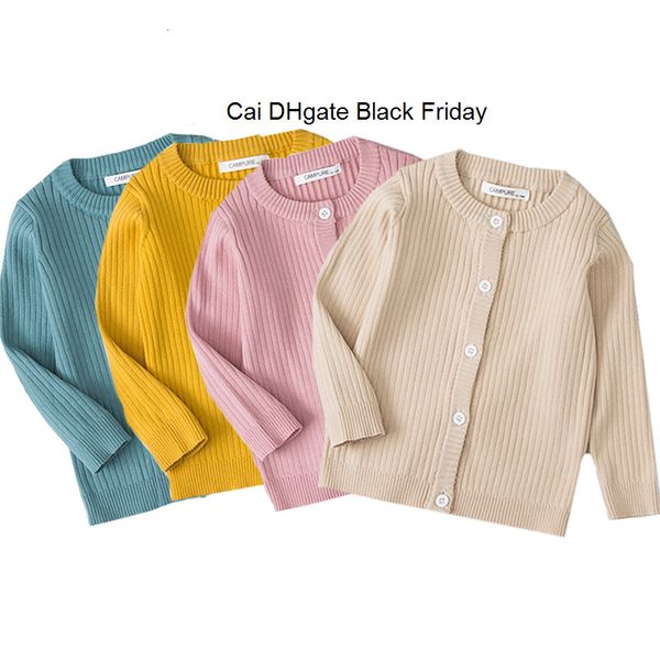 

autumn baby girls coat children solid cardigan jacket kids clothes girls knitted sweater cotton thread baby boys girls outerwear
