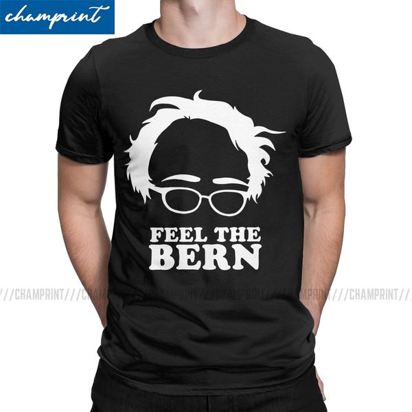 

men's feel the bern t shirt bernie sanders 2020 president election politics clothes amazing o neck tees gift idea t-shirt