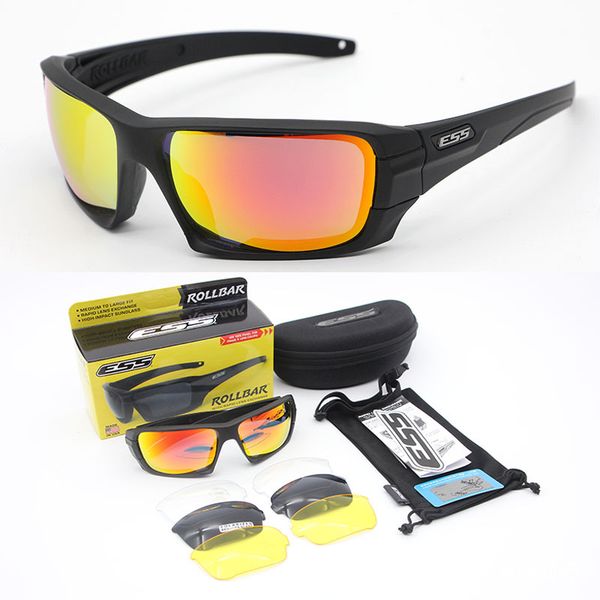 

american version tactical goggles, shooting glasses, windbreak sunglasses, four pieces, White;black