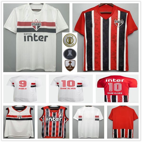 

20 21 sao paulo soccer jersey dani alves pato nene pablo hernanes helinho jucilei arboleda reinaldo customize man woman football shirt, Black;yellow
