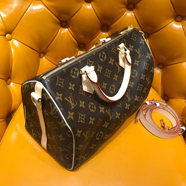 

new speedy boston bags canvas genuine leather lady messenger bag phone purse fashion satchel pillow shoulder bag luxury handbag