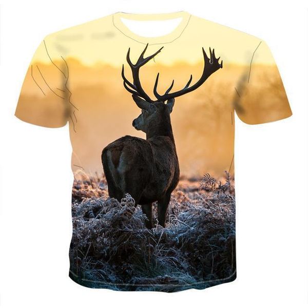 

animal o -neck 3d /women leisure 3d print shirts graphic comics aesthetic men clothing