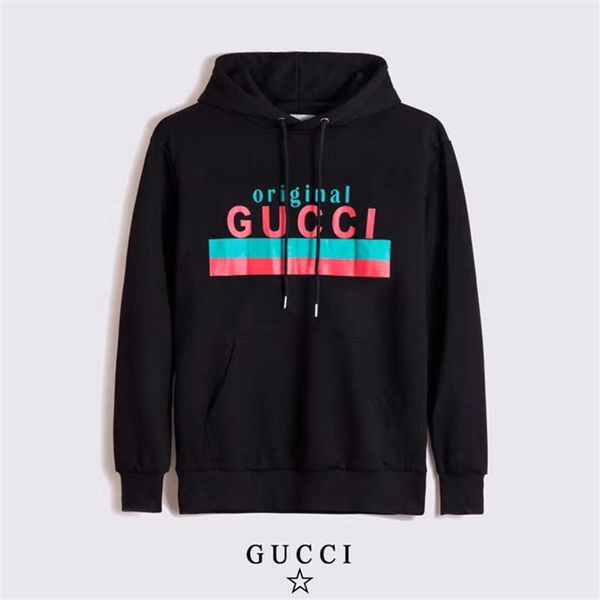 

2020 men's clothing men's stylist hooded sweatshirts men's women's designer hoodie high street print hoodie pullover win, Black
