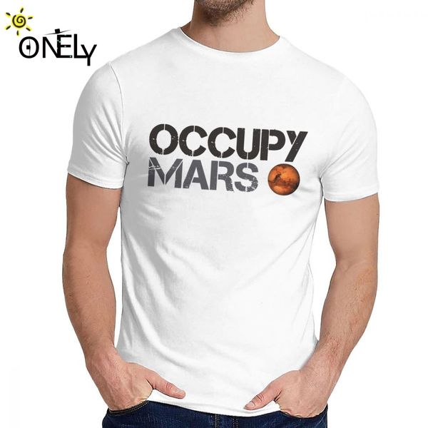 

graphic occupy mars - space planet - spacex 2ssss t shirt slim natural cotton t shirt fashion crewneck