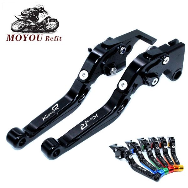 

for k1200r k 1200 r k1200 r k 1200r 2005-2008 motorcycle cnc adjustable folding brake clutch levers extendable handle grips