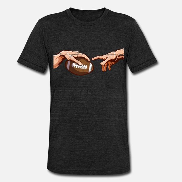 

michelangelo football the creation of adam t shirt men interesting tee shirt s-3xl vintage interesting basic summer leisure shirt