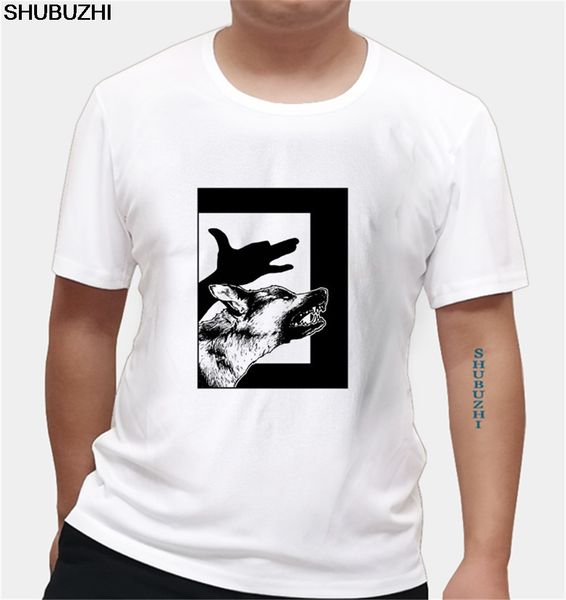 

summer funny cool fashion printed hipster men's t shirt german shepherd stylish novelty t-shirt euro size