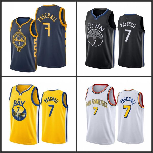 

golden state warriors eric paschall men city basketball jersey, Black