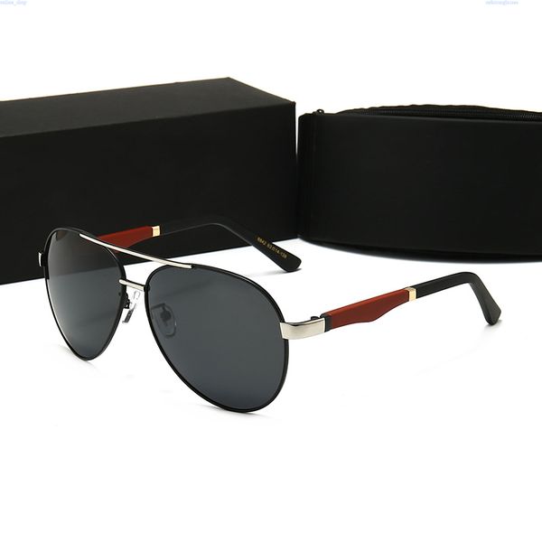 

8842 high glass box hinge frame metal women designer uv400 men lens plank glasses sun quality brown with case and sunglasses rkvna