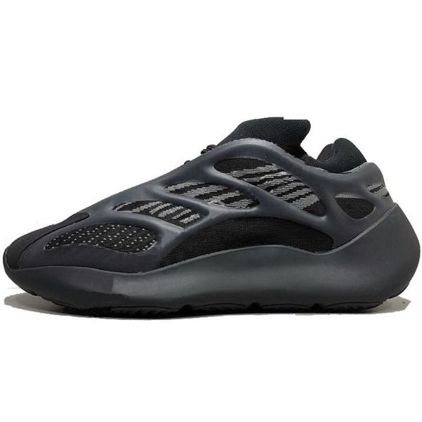 

fashion awesome new reflective wave runner 700 triple black carbon blue magnet inertia bone tie dye kanye west mens running shoe