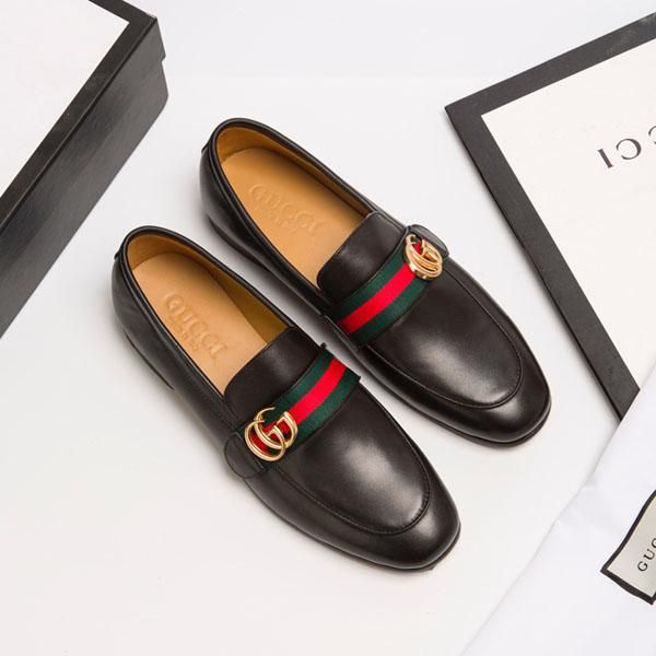 

luxury fashion men's dress shoes wedding party classic casual shoess embossed leather fashion shoes size11, Black