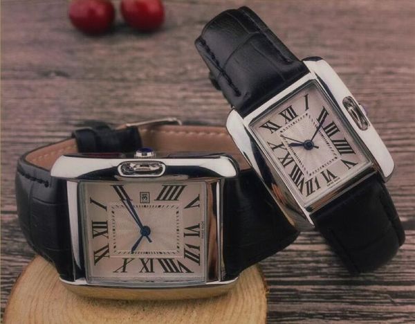 

new brand designer quartz watch lovers watches women men dress watches leather dress wristwatches fashion casual watches, Slivery;brown