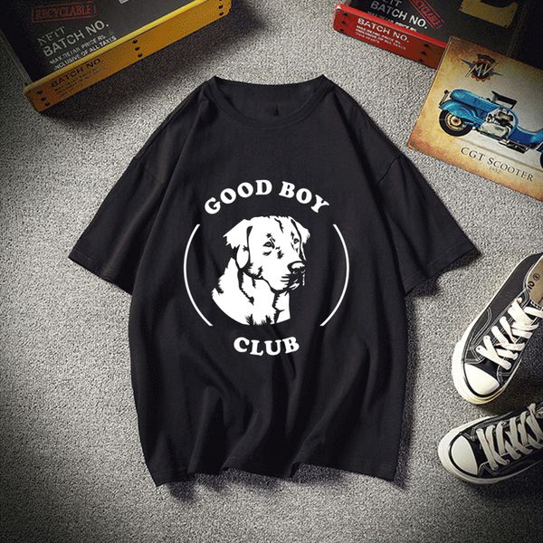 

good boy club мужчины 100% хлопок футболки женщины топы повседневная женская футболка с коротким рукавом t-shirt tees мода свободные топы