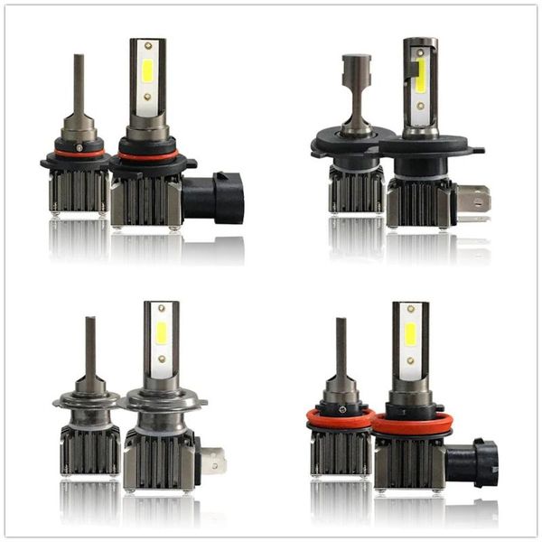 

2pcs h11 h8 h7 h4 9006 led h1 9005 3 4 led headlight bulbs 36w 6000lm 6000k car styling lights white