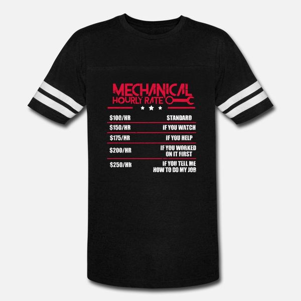 

mechanical hourly rate t shirt men custom tee shirt o-neck cool anti-wrinkle breathable spring original shirt