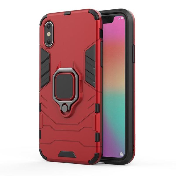 

iron ring bracket phone case for iphone11 x 7 8 plus iphone xs xr max phone case hot